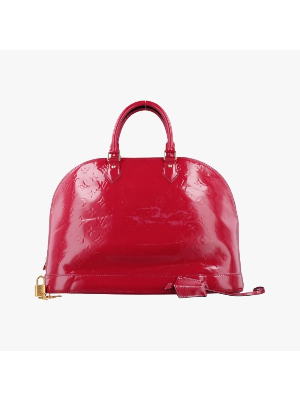 Louis Vuitton Alma GM Pomme D'amour Vernis Handbag